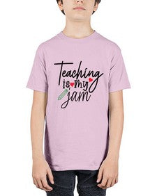 teaching is my jam Style 404# - teacher - Youth Tee Unisex