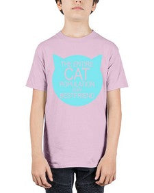 the entire cat popluation is my bestfriend - cats - Youth Tee Unisex