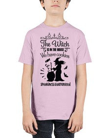 the witch is in the house sign 20# - witch - Youth Tee Unisex