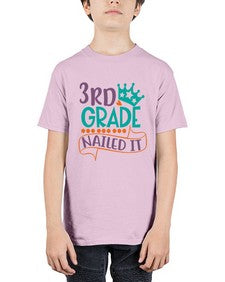 third grade nailed it 970# - third grade - Youth Tee Unisex