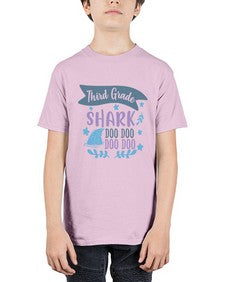 third grade shark doo doo doo doo 972# - third grade - Youth Tee Unisex