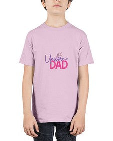unicorn dad 451# - unicorn - Youth Tee Unisex