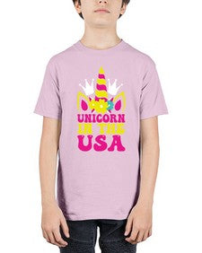 unicorn in the usa 463# - unicorn - Youth Tee Unisex