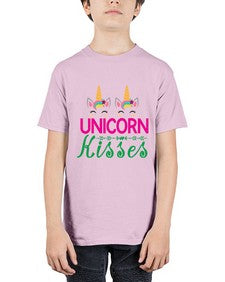 unicorn kisses 469# - unicorn - Youth Tee Unisex