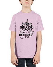 unicorns are my spirit animal 525# - unicorn - Youth Tee Unisex
