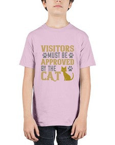 visitors must beapprovedby the cat Style 122# - cats - Youth Tee Unisex