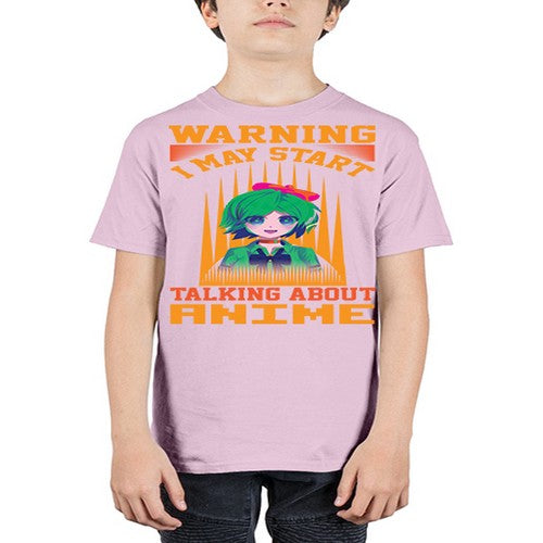 warning i may start talking about anime286# - anime - Youth Tee Unisex