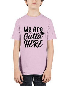 we are outta here 993# - graduation - Youth Tee Unisex