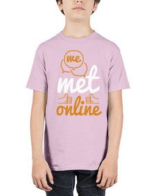 we met online 39# - internet - Youth Tee Unisex