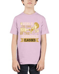 work is the curse of the drinking classes 490# - drinking - Youth Tee Unisex