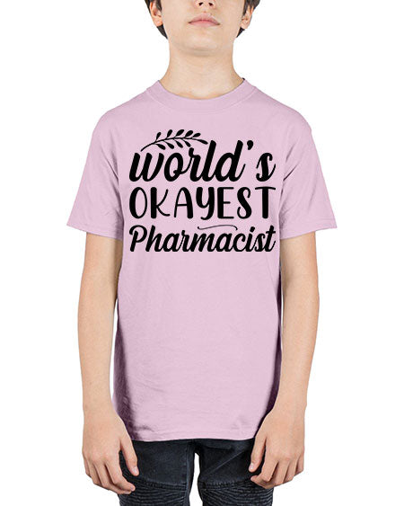 worlds okayest pharmacist 1663# - pharmacist - Youth Tee Unisex