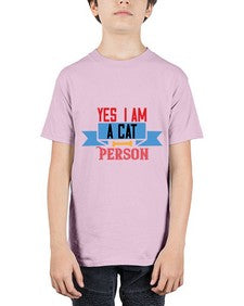 yes i am acat person Style 123# - cats - Youth Tee Unisex
