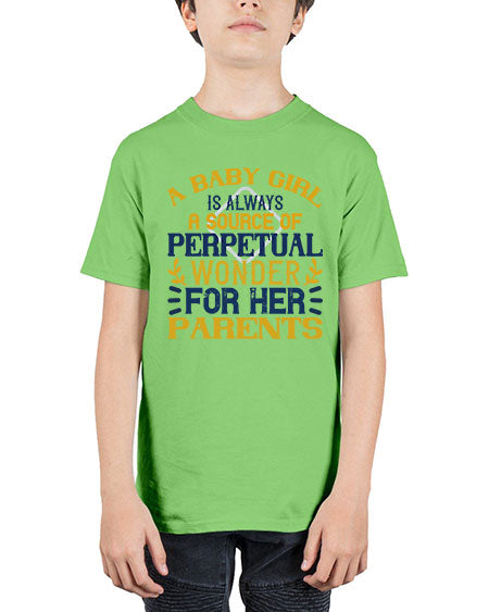 A baby girl is always a source of perpetual wonder for her parents Style 258# - baby - Youth Tee Unisex