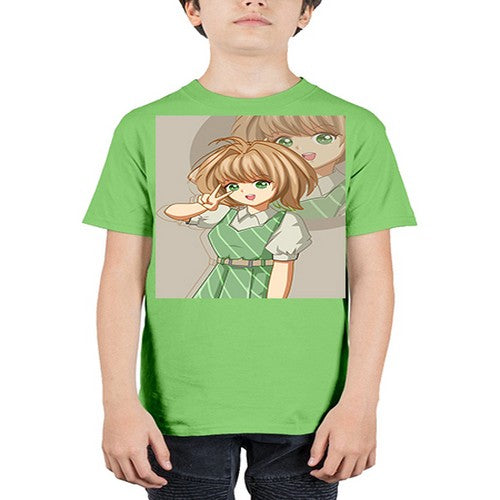 A beautiful and cute girl with dress 103# - anime - Youth Tee Unisex