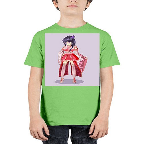 A beautiful girl with dress kimono game 108# - anime - Youth Tee Unisex