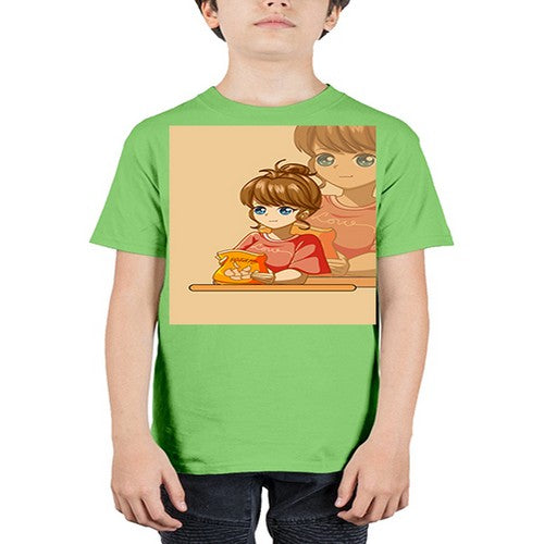A cute girl with potato 114# - anime - Youth Tee Unisex