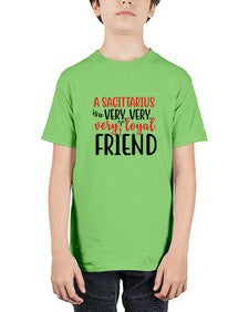 A sagittarius Is A Very Very Veryloyal Friend 60# - sagittarius - Youth Tee Unisex