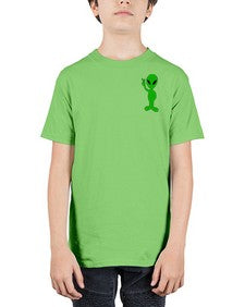 Alien in Pocket Side 3# - ufo - Youth Tee Unisex