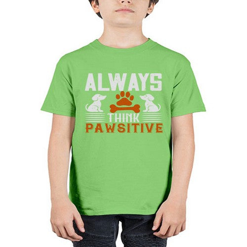 Always Think Pawsitive Style 133# - dogs - Youth Tee Unisex