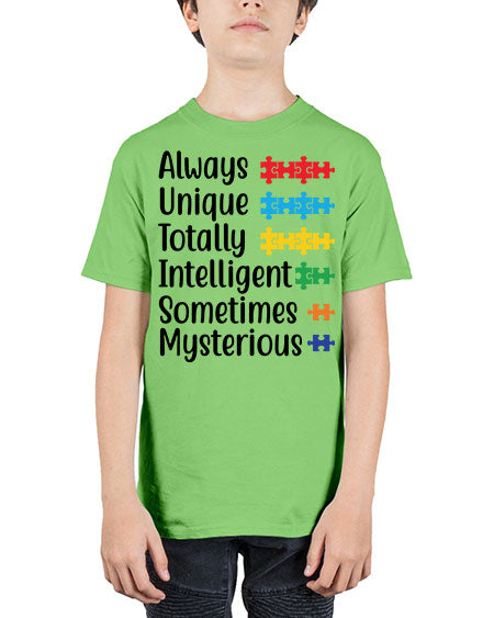 Always Unique Style 42# - autism - Youth Tee Unisex