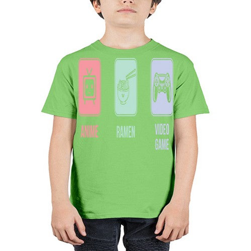 Anime Ramen Video Game Otaku Workout 219# - anime - Youth Tee Unisex