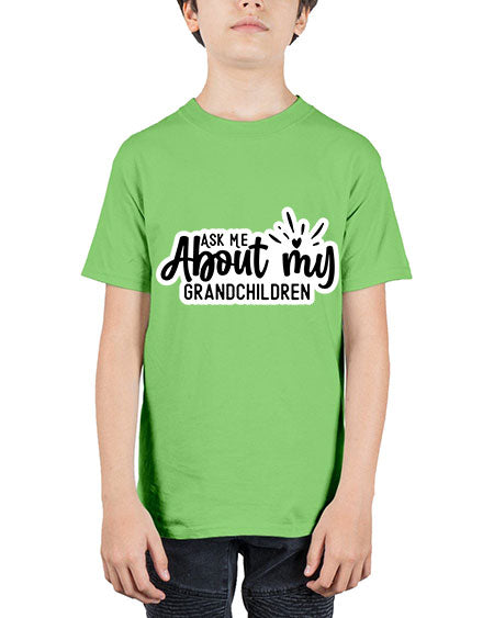 Ask Me About My Grandchildren 271# - baby - Youth Tee Unisex