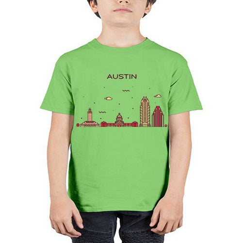 AustinTX 382# - cities - Youth Tee Unisex