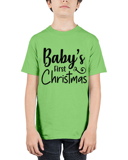 Babys First Christmas 277# - baby - Youth Tee Unisex
