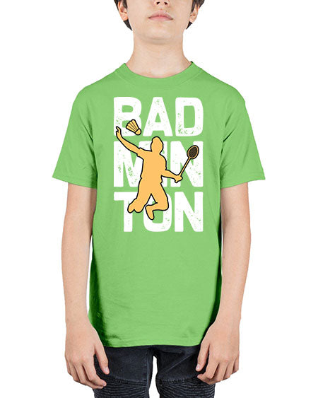 Bad 1452# - badminton - Youth Tee Unisex