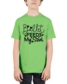 Ballet feeds my soul 72# - ballet - Youth Tee Unisex