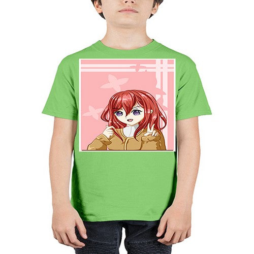 Beautiful and pretty little girl red long hair with 106# - anime - Youth Tee Unisex