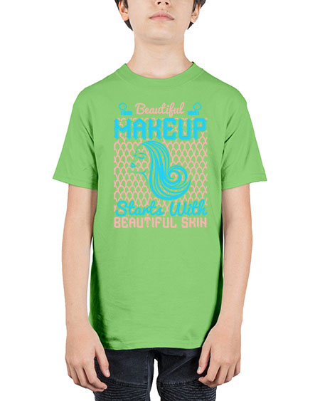 Beautiful makeup starts with beautiful skin Style 172# - beauty - fashion - Youth Tee Unisex