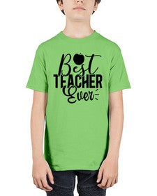 Best Teacher Ever 616# - teacher - Youth Tee Unisex