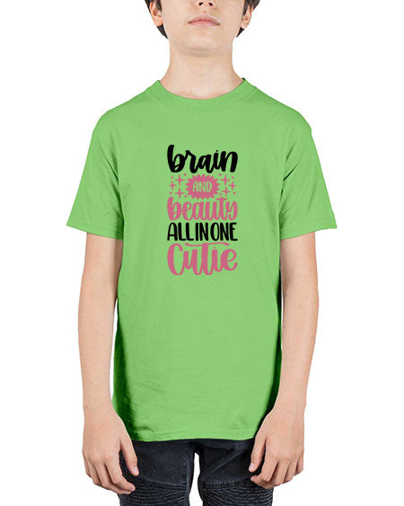 Brain And Beauty All In One Style 126# - beauty - fashion - Youth Tee Unisex