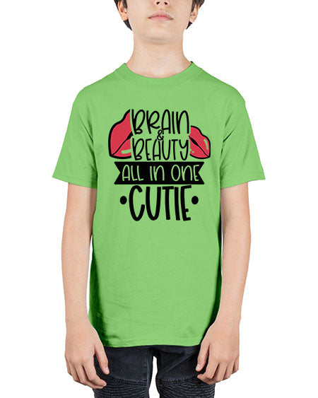 Brain Beauty All In One Cutie Style 127# - beauty - fashion - Youth Tee Unisex