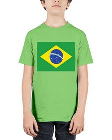 Brazil 488# - world flags - Youth Tee Unisex