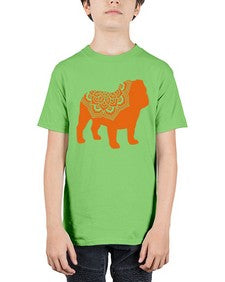 BulldogMandala 281# - mandala - Youth Tee Unisex