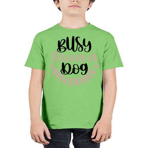 Busy Being A Dog Style 32# - dogs - Youth Tee Unisex
