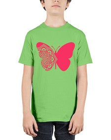 ButterflyMandala 292# - mandala - Youth Tee Unisex