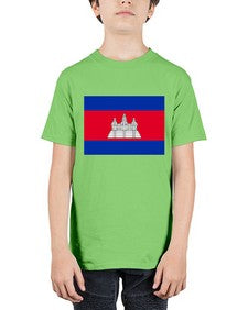 Cambodia 537# - world flags - Youth Tee Unisex