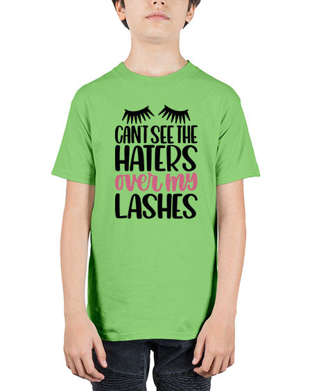 Can∩t See The Haters Over My Lashes Style 112# - beauty - fashion - Youth Tee Unisex