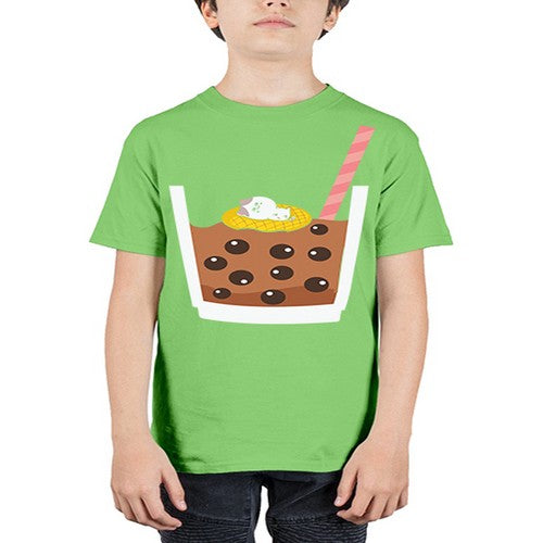 Cat Boba Tea Anime Kawaii Anime 224# - anime - Youth Tee Unisex