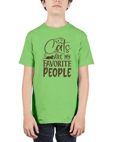 Cats Are My Favorite People Style 7# - cats - Youth Tee Unisex