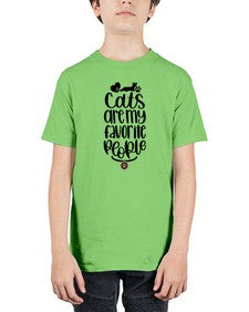 Cats Are My Favorite People Style 89# - cats - Youth Tee Unisex