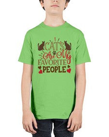 Cats Are My Favorite People Style 8# - cats - Youth Tee Unisex