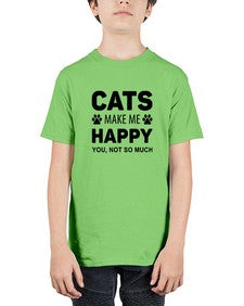 Cats Make Me Style 40# - cats - Youth Tee Unisex