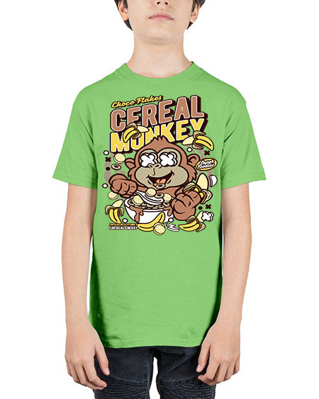 Cereal Monkey - monkey - Youth Tee Unisex