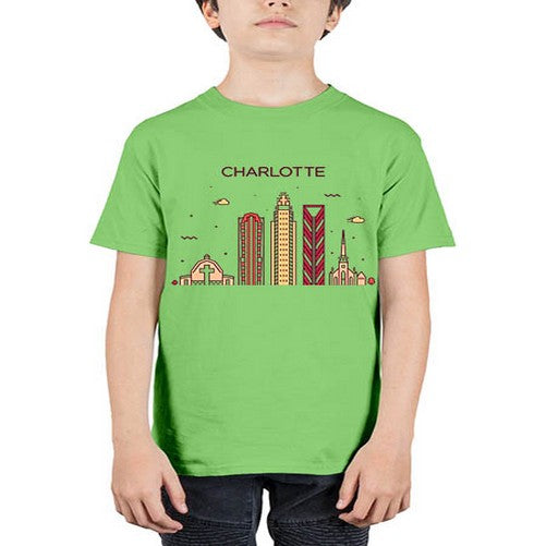 CharlotteNC 560# - cities - Youth Tee Unisex