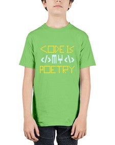 Code is my poetry 21# - computer - Youth Tee Unisex