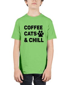 Coffee Cat Style 41# - cats - Youth Tee Unisex